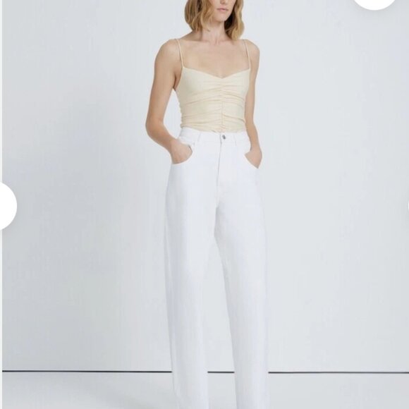 7 For All Mankind The Jennifer 90s White Baggy Jeans BRAND NEW NWOT 30 - Picture 1 of 10